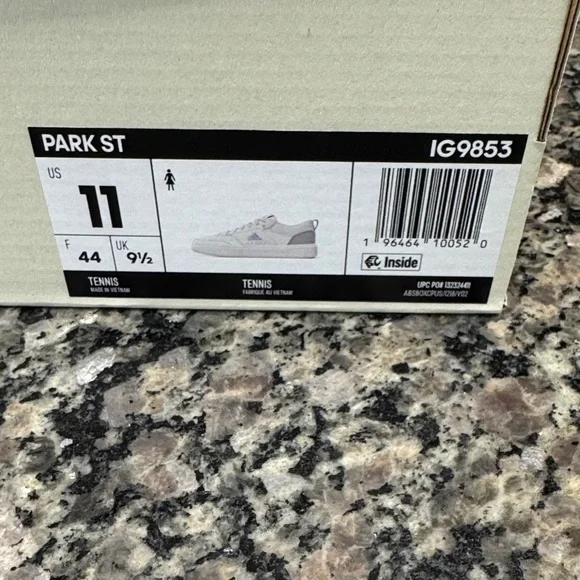 Adidas White and Light Blue Sneakers NWT 11 - Picture 10 of 14